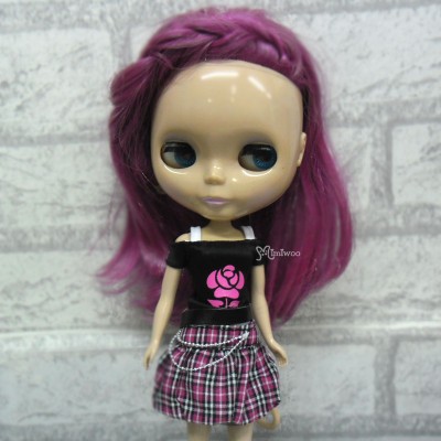 1/6 BJD Outfit Low Waist Skirt + Tee ROSE 400200