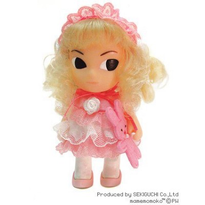 Mame Momoko x Pink Dress Girl 10cm 可動 膠公仔 215100