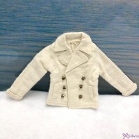 814950 Sekiguchi 1/6 Size Momoko Outfit - Pea Coat Off White ~ LAST ONE ~ 