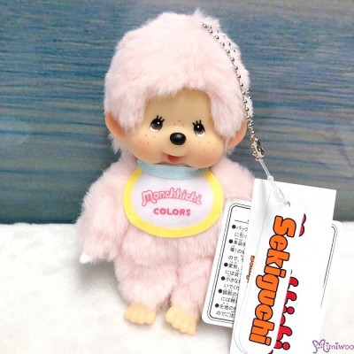 226948 Monchhichi SS Size Colors Keychain Mascot PINK (One Piece) ~