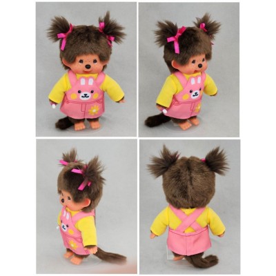 203888 Sekiguchi Monchhichi S Size Animal Dress Pink Bunny Girl