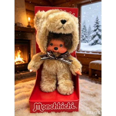203963 Sekiguchi Monchhichi S Size Teddy Bear  ~ RARE ~