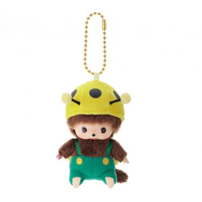 204588 Color Monchhichi Baby Bebichhichi 10cm Keychain Mascot - Ladybug Yellow  ~ PRE-ORDER
