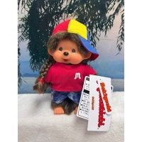 205240 Monchhichi S Size Fashion 20cm City Girl ~ NEW ~ 