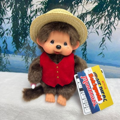 206056 Monchhichi x ONE PIECE S Size Plush S2 Luffy 