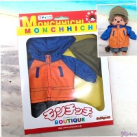 2216 Monchhichi S Size Fashion Outfit Hoodie Coat + Pants + Hat Set 