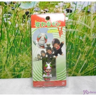 233520 Monchhichi 3cm Mini Mascot Phone Strap Ultraman Monster 超人 V3 吊飾  