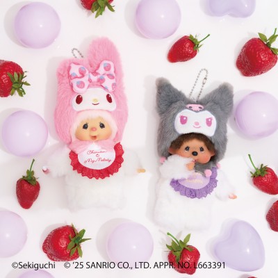 244461 Monchhichi Chimutan x Melody 18cm Keychain Mascot ~ PRE-ORDER ~