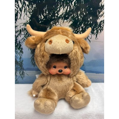 245796 Sekiguchi Monchhichi S Size Plush Highland Cow ~ RARE  ~ 