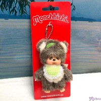 2481 Monchhichi Friend 10cm Plush Mascot Ball Chain - Raccoon ~ RARE 2481 Monchhichi Friend 10cm Plush Mascot Ball Chain - Raccoon ~ RARE