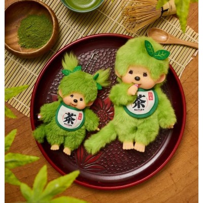 249954 Monchhichi Mascot SS Size Keychain Matcha Green Tea 2026 ~ NEW 