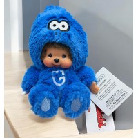 25-O-0011 Japan J-League Soccer Club 大阪飛腳 吉祥物 x Monchhichi S Size Plush ~ 