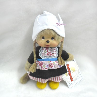 276400 Sekiguchi Monchhichi Plush 20cm MCC National Dutch Girl ~ RARE 