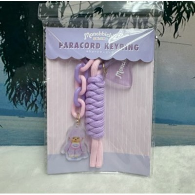 290529 Monchhichi 10cm Paracord Keychain Purple