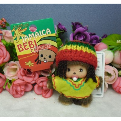 293560 Bebichhichi Plush Cell Phone Strap Mascot Jamaica Yellow Boy