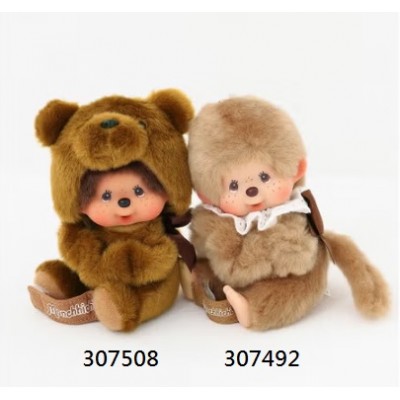 307492 Monchhichi  Plush Glove Holder Curtain Clip Beige  +