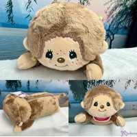 35780 Monchhichi Zipper Plushy Stationery Case Big Head Boy