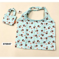 372047 Monchhichi 42.5 x 34cm Eco Bag Green