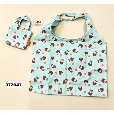 372047 Monchhichi 42.5 x 34cm Eco Bag Green