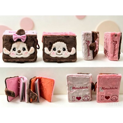 58649 Monchhichi Plush Cover Sticker Collection Book - Girl  MC-0017GL