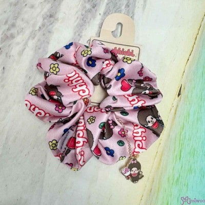 601-5468 Monchhichi 13 x 13cm Polyester Hairband - Pink