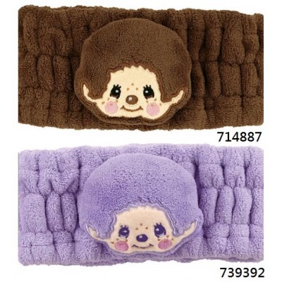 739392 Monchhichi Bath Hair Turban Quick Dry Hairband - Purple