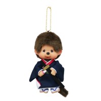 717736 Monchhichi 13.5cm Keychain Mascot - Warrior Blue 717736 Monchhichi 13.5cm Keychain Mascot - Warrior Blue
