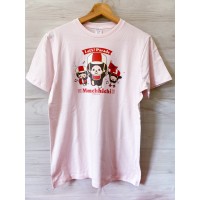 738419 Monchhichi 50th Anniversary Let's Parade 100% Cotton Adult Tee Pink XL Size ~ LAST ONE 