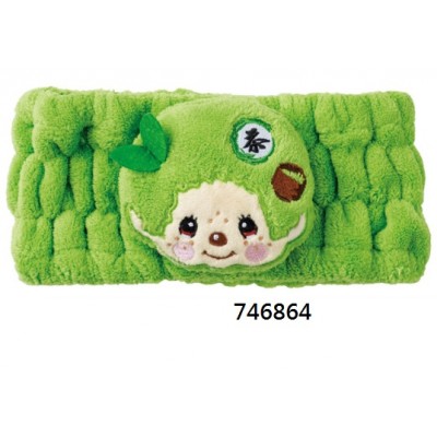 746864 Monchhichi Bath Hair Turban Quick Dry Hairband - Matcha Green Tea