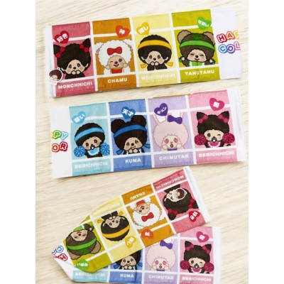 845728 Monchhichi Happy Color 20 x 100cm 100% Cotton Towel