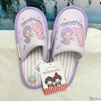 MS44000 Love Monchhichi 23-25cm Home Slippers Purple ~ NEW ~ 