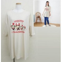 MT43595 Monchhichi 100% Cotton Adult Fashion - Wide-Leg Top  闊身上衣 ~ LAST ONE ~ 