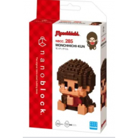 NBCC285 Monchhichi 5cm Nanoblock Micro Building Block - Brown Boy