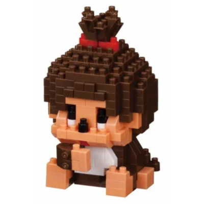 NBCC286 Monchhichi 5cm Nanoblock Micro Building Block - Brown Girl