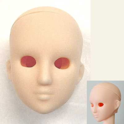 27HD-F06W-E Obitsu 1/6 Bjd 27cm Female Doll Head 06 with Eye Holes White Skin 