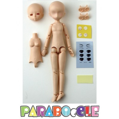 PB-ST-S PARABOcCLE 15cm Full Set Doll with Head and Eye (S Size Head)