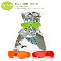 QL10070-RD-GN-OR QUALY Home Snack Protector Bag Glasses Set B