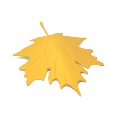 QL10072-YELLOW QUALY Living Styles Home Autume Leaf Door Stopper