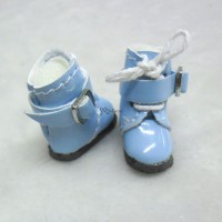 SBB006BLE Mimiwoo 2.2cm Doll Shoes Buckle Boots Blue fit Middle Blythe Obitsu 11cm body