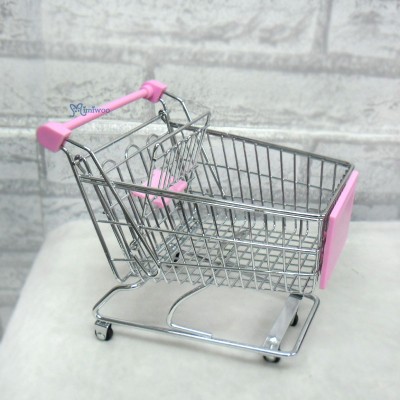 1/6 Bjd Mini Shopping Cart L Pink TBA018PNK
