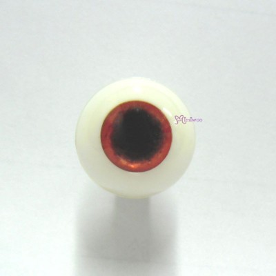 VE16C08 MSD 1/4 Bjd Round  Acrylic Meta Doll Eye 16mm Red Bla