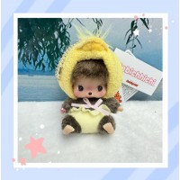 205813 Monchhichi Baby Bebichhichi SS Size Big Head Plush Animal Mascot - Chick 205813 Monchhichi Baby Bebichhichi SS Size Big Head Plush Animal Mascot - Chick