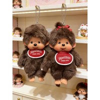226924+31 Monchhichi SS Size 13.5cm Keychain Mascot Boy & Girl (PAIR)