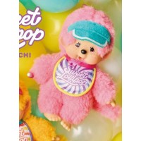 227020 Sweet Lollipop Monchhichi SS Size Keychain Mascot Pink - PRE-ORDER 