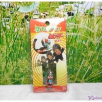 233510 Monchhichi 3cm Mini Plastic Mascot Phone Strap Ultraman No.2