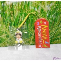 Monchhichi 3cm Mini Mascot Animal Phone Strap Keychain Duck 吊飾 237170 