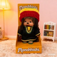 746446 Monchhichi S Size Jamaica 20cm Plush ~ Japan Tokyo Limited ~ PRE-ORDER ~ 746446 Monchhichi S Size Jamaica 20cm Plush ~ Japan Tokyo Limited ~ PRE-ORDER ~
